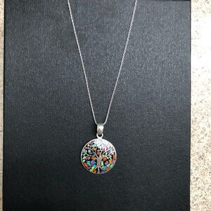 Silver Tree of Life Pendant Necklace